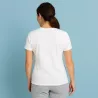 ARBEITS-T-SHIRT DAMEN | 553 von ID / Farbe: weiß / 100% BAUMWOLLE