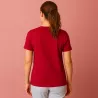 ARBEITS-T-SHIRT DAMEN | 553 von ID / Farbe: rot / 100% BAUMWOLLE