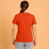 ARBEITS-T-SHIRT DAMEN | 553 von ID / Farbe: coral / 100% BAUMWOLLE