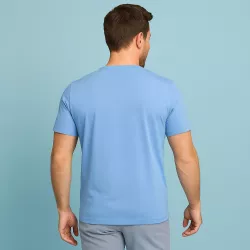 ARBEITS-T-SHIRT HERREN | T-TIME 514 von ID / Farbe: hellblau / 100% BAUMWOLLE