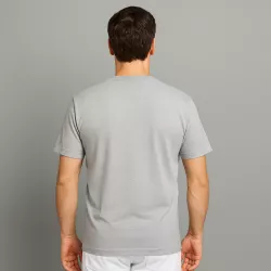 ARBEITS-T-SHIRT HERREN | T-TIME 510 von ID / Farbe: grau / 100% BAUMWOLLE