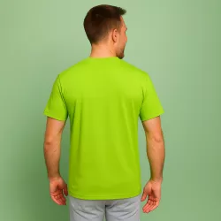 ARBEITS-T-SHIRT HERREN | T-TIME 510 von ID / Farbe: lime / 100% BAUMWOLLE