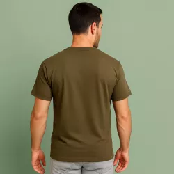 ARBEITS-T-SHIRT HERREN | T-TIME 510 von ID / Farbe: oliv / 100% BAUMWOLLE