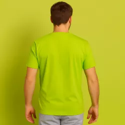 ARBEITS-T-SHIRT HERREN | T-TIME 502 von ID / Farbe: lime / 100% BAUMWOLLE