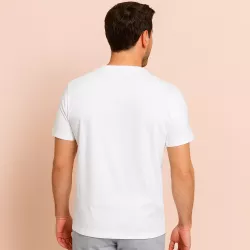 ARBEITS-T-SHIRT HERREN | T-TIME 502 von ID / Farbe: weiß / 100% BAUMWOLLE
