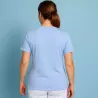 ARBEITS-T-SHIRT DAMEN | PRO Wear 317 von ID / Farbe: hellblau / 50% BAUMWOLLE 50% POLYESTER