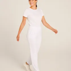 DAMEN ARBEITSHOSE MEDIZIN | ESSENTIAL HM 14 von KARLOWSKY / Farbe: weiß / 65% Polyester 35% Baumwolle 150g