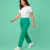 DAMEN ARBEITSHOSE MEDIZIN | ESSENTIAL HM 14 von KARLOWSKY / Farbe: smaragdgrün / 65% Polyester 35% Baumwolle 150g