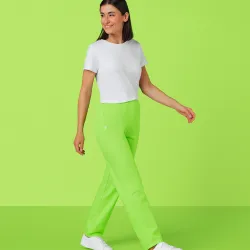 DAMEN ARBEITSHOSE MEDIZIN | ESSENTIAL HM 14 von KARLOWSKY / Farbe: kiwi / 65% Polyester 35% Baumwolle 150g