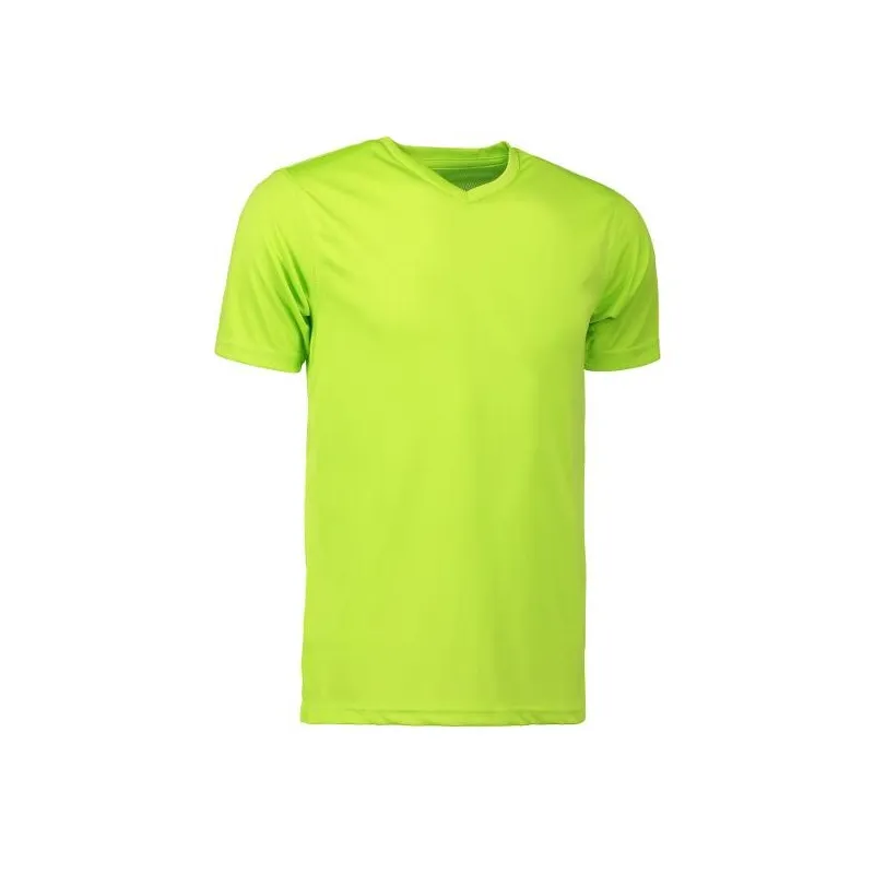 RESTPOSTEN: ARBEITS-T-SHIRT HERREN | YES Active 2030 von ID / Farbe: lime / 100% POLYESTER | MEIN-KASACK.de - KASACK - KASACKS