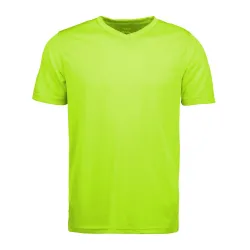 RESTPOSTEN: ARBEITS-T-SHIRT HERREN | YES Active 2030 von ID / Farbe: lime / 100% POLYESTER