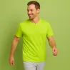 RESTPOSTEN: ARBEITS-T-SHIRT HERREN | YES Active 2030 von ID / Farbe: lime / 100% POLYESTER