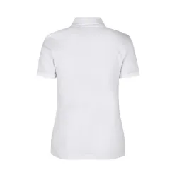 RESTPOSTEN: ARBEITS-POLO-SHIRT DAMEN| 587 von ID / Farbe: weiß / 95% BAUMWOLLE 5% ELASTHAN