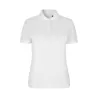 RESTPOSTEN: ARBEITS-POLO-SHIRT DAMEN| 587 von ID / Farbe: weiß / 95% BAUMWOLLE 5% ELASTHAN