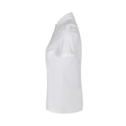 RESTPOSTEN: ARBEITS-POLO-SHIRT DAMEN| 587 von ID / Farbe: weiß / 95% BAUMWOLLE 5% ELASTHAN