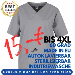 DAMEN - KASACK 2651 von MEIN-KASACK.de / Farbe: anthrazit - grau / 65%PES - 35%BW - 170g/m²