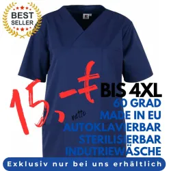 DAMEN - KASACK 2651 von MEIN-KASACK.de / Farbe: marine / 65%PES - 35%BW - 170g/m²