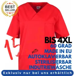 DAMEN - KASACK 2651 von MEIN-KASACK.de / Farbe: rot / 65%PES - 35%BW - 170g/m²