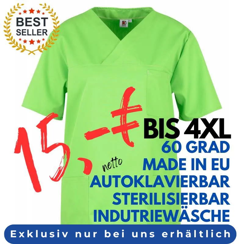 DAMEN - KASACK 2651 von MEIN-KASACK.de / Farbe: apple green / 65%PES - 35%BW - 170g/m² | MEIN-KASACK.de - KASACK - KASACKS