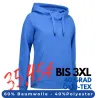 ARBEITS-HOODIE / ARBEITSPULLOVER DAMEN | CORE 637 von ID / Farbe: azur / 60% BAUMWOLLE 40% POLYESTER