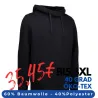 ARBEITS-HOODIE / ARBEITSPULLOVER HERREN | CORE 636 von ID / Farbe: schwarz / 60% BAUMWOLLE 40% POLYESTER