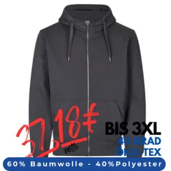 ARBEITS-HOODIE / ARBEITSPULLOVER HERREN | CORE 638 von ID / Farbe: koks / 60% BAUMWOLLE 40% POLYESTER