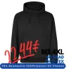 ARBEITS-HOODIE / ARBEITSPULLOVER UNISEX - DAMEN - HERREN | CORE 660 von ID / Farbe: schwarz / 70% BW 25% PES 5% VIS