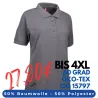 ARBEITS-POLO-SHIRT DAMEN | PRO Wear 321 von ID / Farbe: grau / 50% BAUMWOLLE 50% POLYESTER