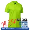 ARBEITS-POLO-SHIRT DAMEN | STRETCH 527 von ID / Farbe: lime / 95% BAUMWOLLE 5% ELASTHAN