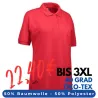 ARBEITS-POLO-SHIRT DAMEN| 521 von ID / Farbe: rot / 50% BAUMWOLLE 50% POLYESTER