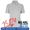 ARBEITS-POLO-SHIRT DAMEN| 587 von ID / Farbe: altgrau meliert / 95% BAUMWOLLE 5% ELASTHAN