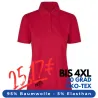 ARBEITS-POLO-SHIRT DAMEN| 587 von ID / Farbe: rot / 95% BAUMWOLLE 5% ELASTHAN