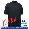 ARBEITS-POLO-SHIRT HERREN | 520 von ID / Farbe: navy / 50% BAUMWOLLE 50% POLYESTER