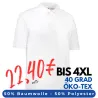 ARBEITS-POLO-SHIRT HERREN | 520 von ID / Farbe: weiß / 50% BAUMWOLLE 50% POLYESTER