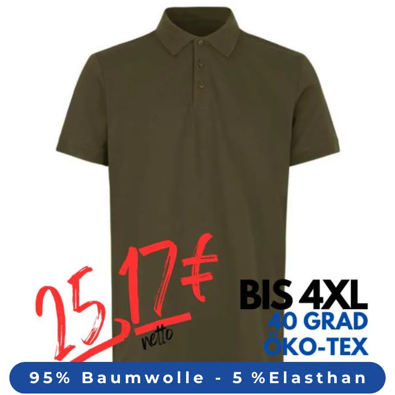 ARBEITS-POLO-SHIRT HERREN | 586 von ID / Farbe: oliv | MEIN-KASACK.de - KASACK - KASACKS