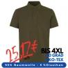 ARBEITS-POLO-SHIRT HERREN | 586 von ID / Farbe: oliv / 95% BW - 5% ELA