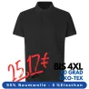 ARBEITS-POLO-SHIRT HERREN | 586 von ID / Farbe: schwarz / 95% BW - 5% ELA