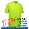 ARBEITS-POLO-SHIRT HERREN | PRO Wear 320 von ID / Farbe: lime / 50% BAUMWOLLE 50% POLYESTER