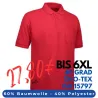 ARBEITS-POLO-SHIRT HERREN | PRO Wear 320 von ID / Farbe: rot / 50% BAUMWOLLE 50% POLYESTER