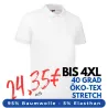 ARBEITS-POLO-SHIRT HERREN | STRETCH 525 von ID / Farbe: weiß  / 95% BAUMWOLLE 5% ELASTHAN