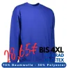 ARBEITS-SWEATSHIRT / ARBEITSPULLOVER HERREN | Classic 600 von ID / Farbe: königsblau / 70% BAUMWOLLE 30% POLYESTER
