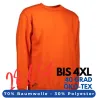 ARBEITS-SWEATSHIRT / ARBEITSPULLOVER HERREN | Classic 600 von ID / Farbe: orange / 70% BAUMWOLLE 30% POLYESTER