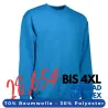 ARBEITS-SWEATSHIRT / ARBEITSPULLOVER HERREN | Classic 600 von ID / Farbe: türkis / 70% BAUMWOLLE 30% POLYESTER