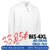 ARBEITS-SWEATSHIRT / ARBEITSPULLOVER HERREN | Classic Polo 601 von ID / Farbe: weiß / 70% BAUMWOLLE 30% POLYESTER