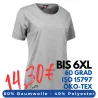 ARBEITS-T-SHIRT DAMEN | PRO Wear 312 von ID / Farbe: hellgrau / 60% BAUMWOLLE 40% POLYESTER