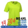 ARBEITS-T-SHIRT DAMEN | PRO Wear 312 von ID / Farbe: lime / 60% BAUMWOLLE 40% POLYESTER