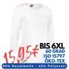 ARBEITS-T-SHIRT DAMEN | PRO Wear 313 von ID / Farbe: weiß / 60% BAUMWOLLE 40% POLYESTER