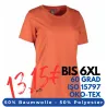 ARBEITS-T-SHIRT DAMEN | PRO Wear 317 von ID / Farbe: coral / 50% BAUMWOLLE 50% POLYESTER