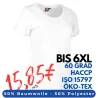 ARBEITS-T-SHIRT DAMEN | PRO Wear CARE O-Neck 371 von ID / Farbe: weiß / 60% BAUMWOLLE 40% POLYESTER