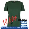 ARBEITS-T-SHIRT DAMEN | TENCEL 529 von ID / Farbe: flaschengrün / 70% Polyester (recycled) 30% Lyocell